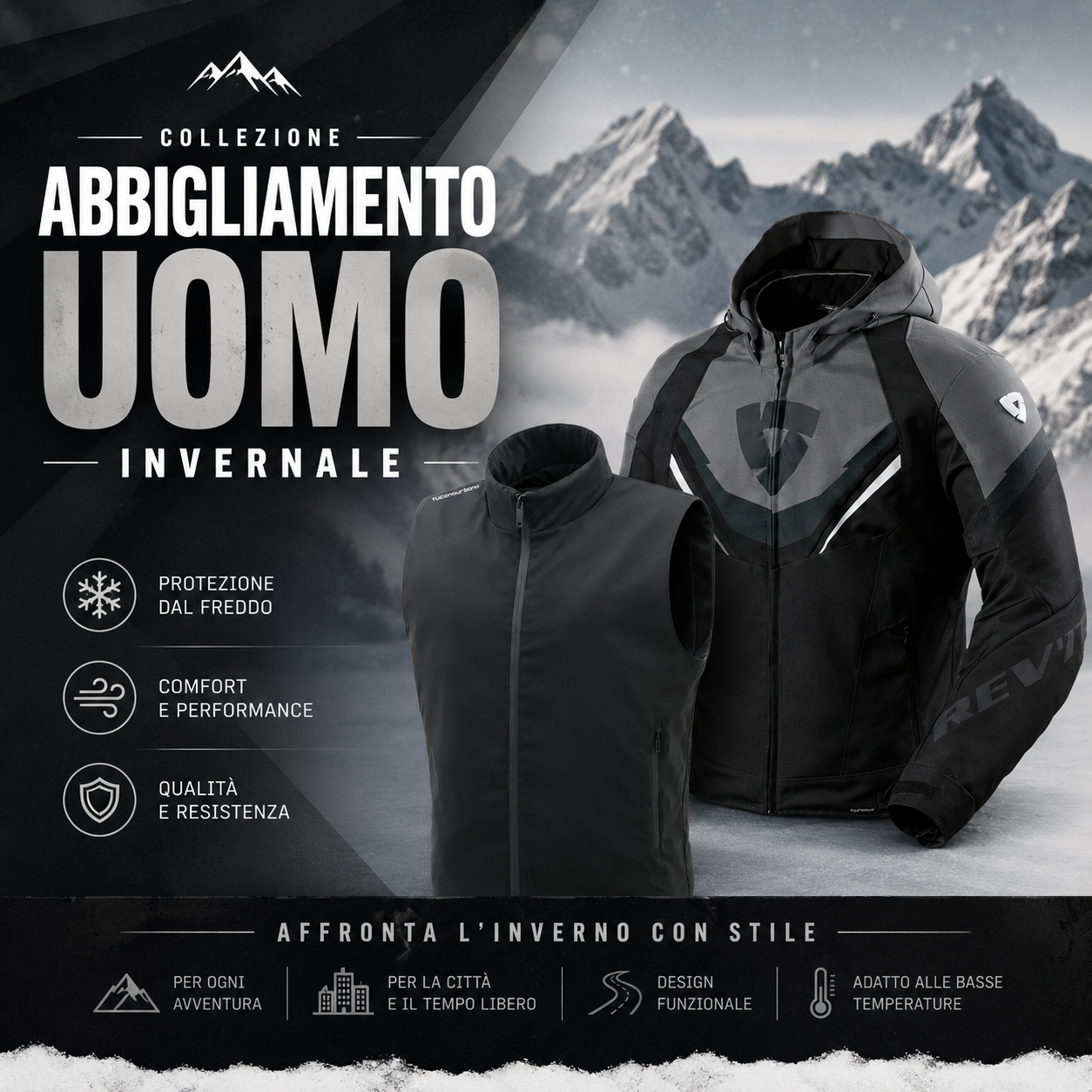 ABBIGLIAMENTO UOMO INVERNALE