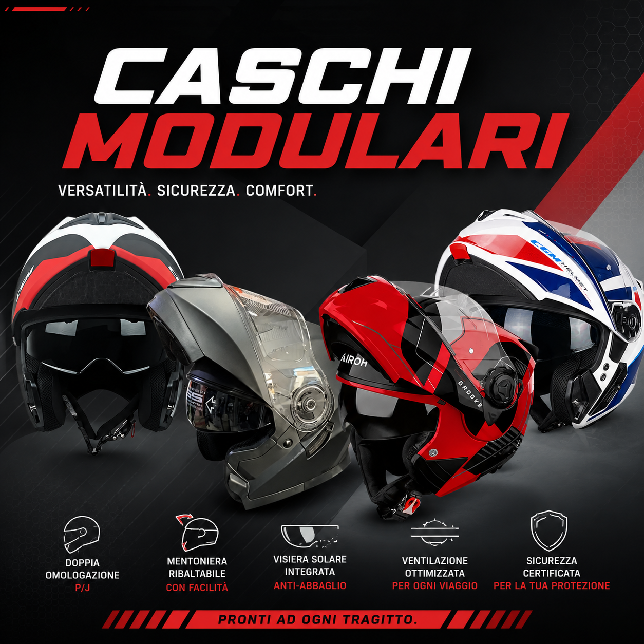 CASCHI MODULARI