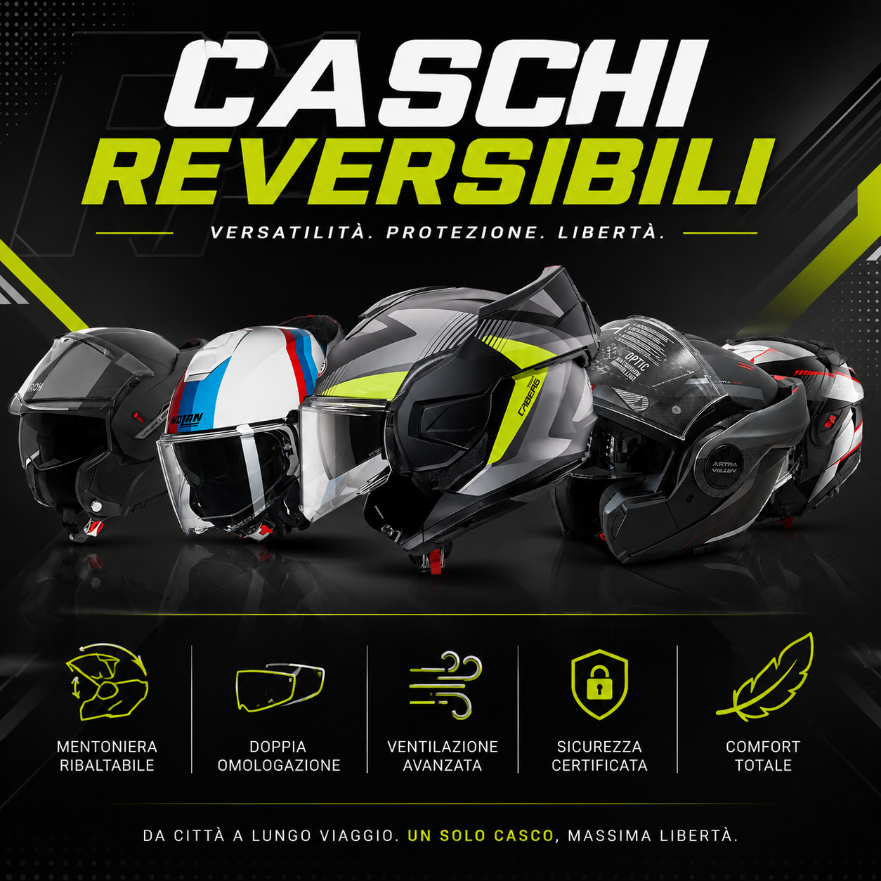 CASCHI REVERSIBILI