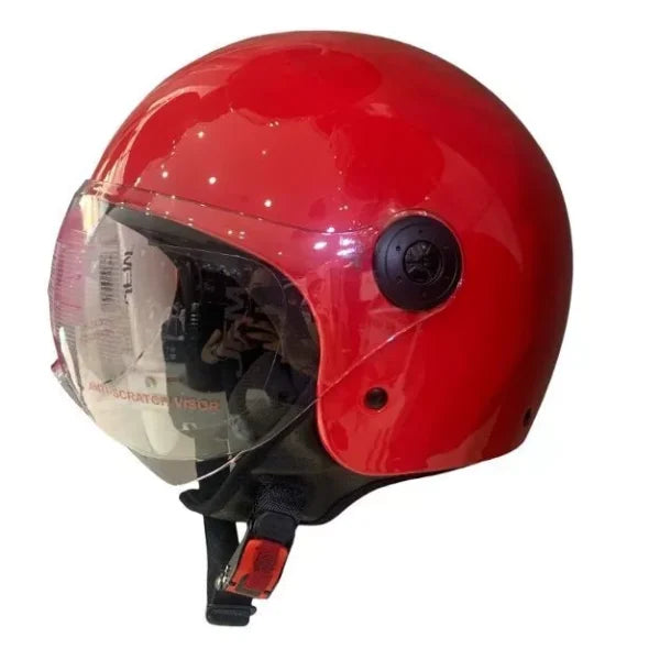 CASCO DEMI JET JFM 900 - rosso lucido