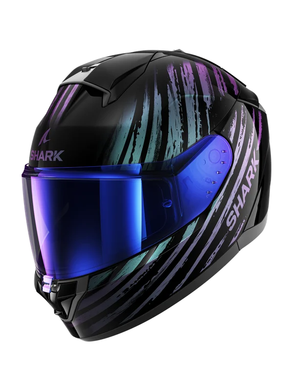 CASCO INTEGRALE SHARK RIDILL 2 ASSYA KXK - nero viola glitterato