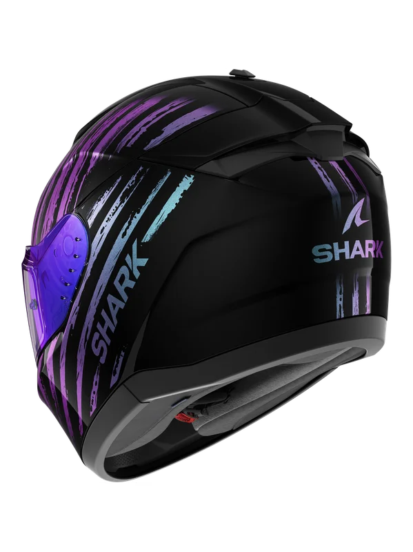 CASCO INTEGRALE SHARK RIDILL 2 ASSYA KXK - nero viola glitterato