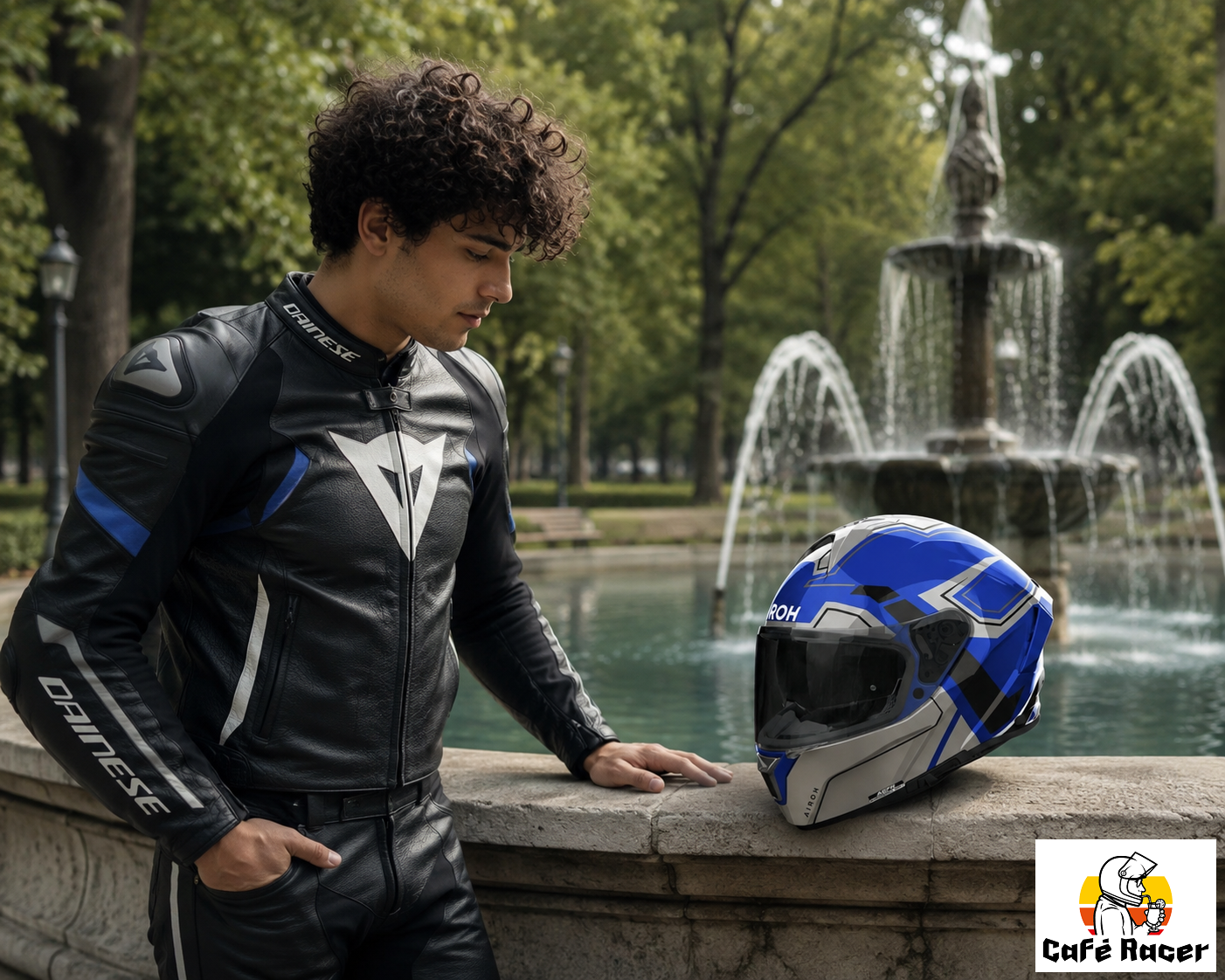 CASCO INTEGRALE AIROH SPARK 2 DART - blu lucido