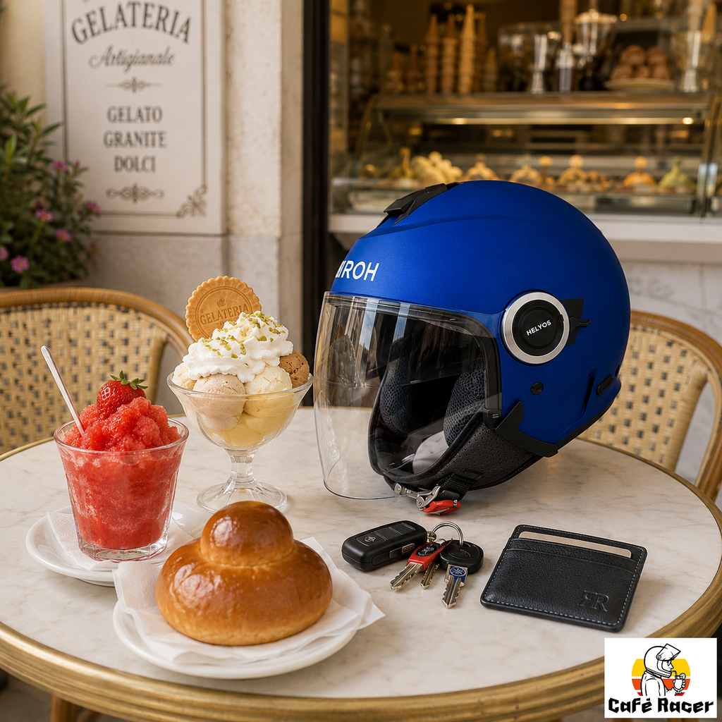 CASCO JET AIROH HELYOS COLOR - blu opaco