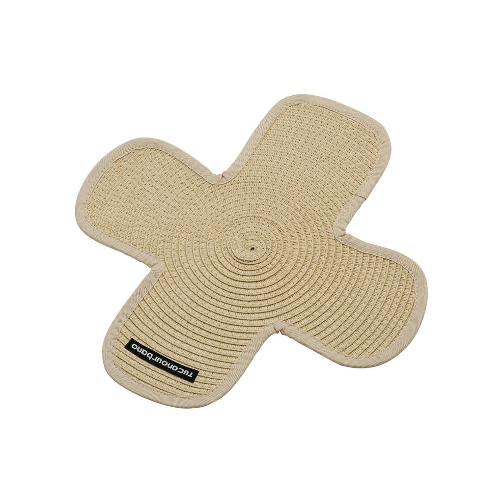 SOTTOCASCO TUCANO URBANO NEW PANAMA - beige/in Paglia Universale per Casco Moto e Scooter | Fresco, Igienico e Confortevole