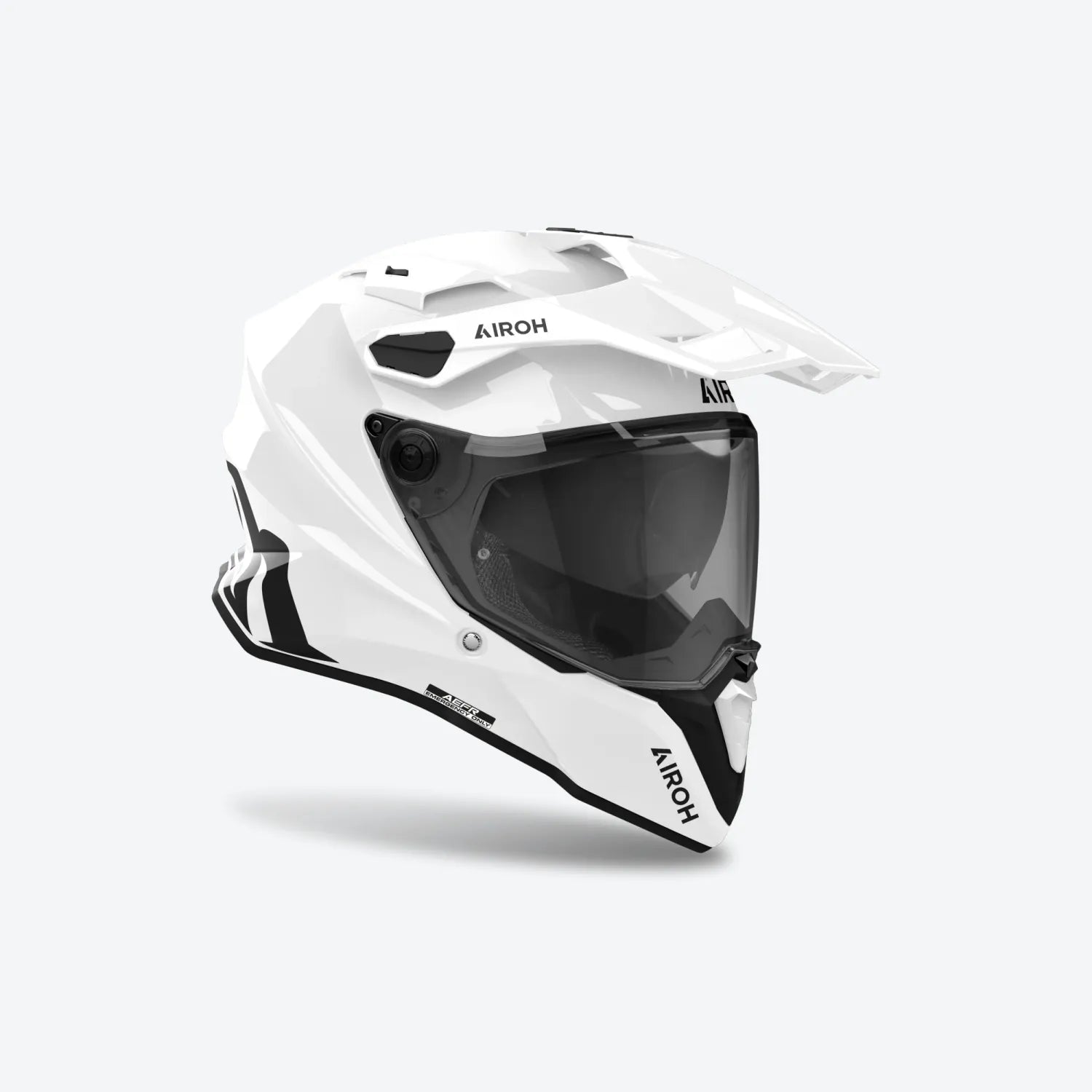 CASCO INTEGRALE AIROH COMMANDER 2 COLOR - bianco lucido