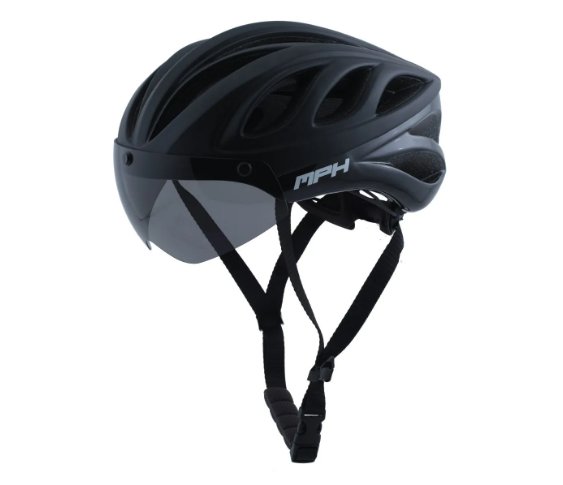 CASCO BICI MPH VISION - nero opaco / nero lucido