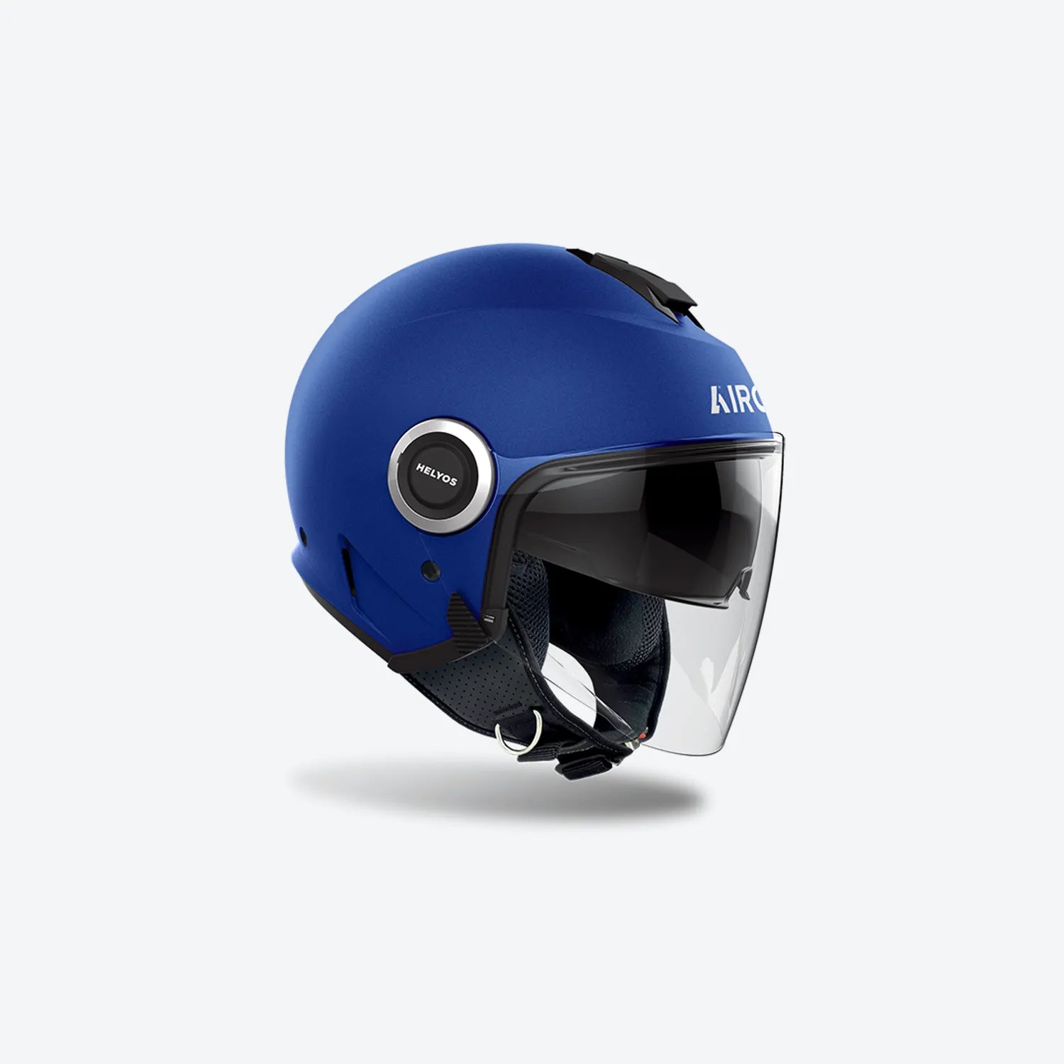 CASCO JET AIROH HELYOS COLOR - blu opaco