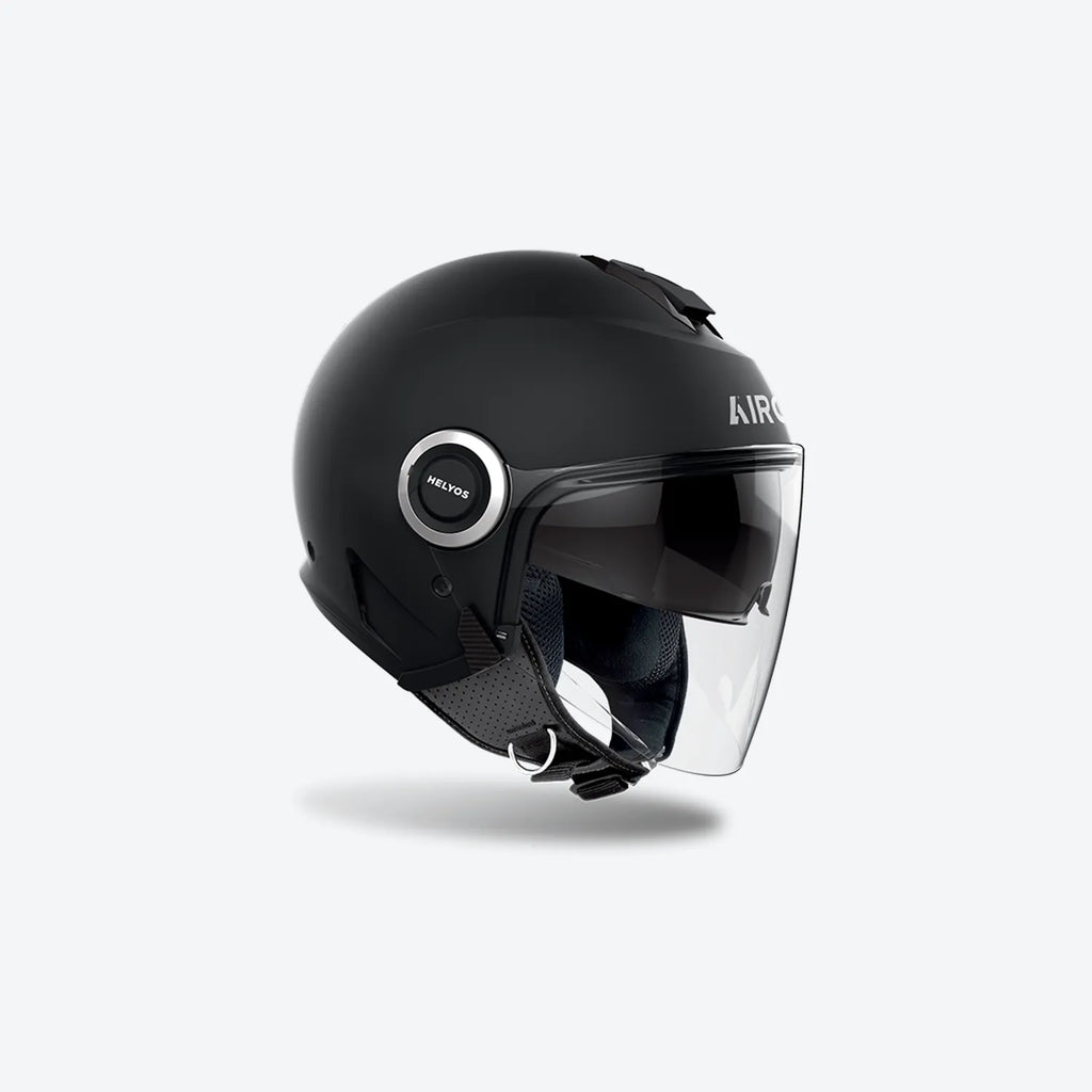 CASCO JET AIROH HELYOS COLOR - nero opaco
