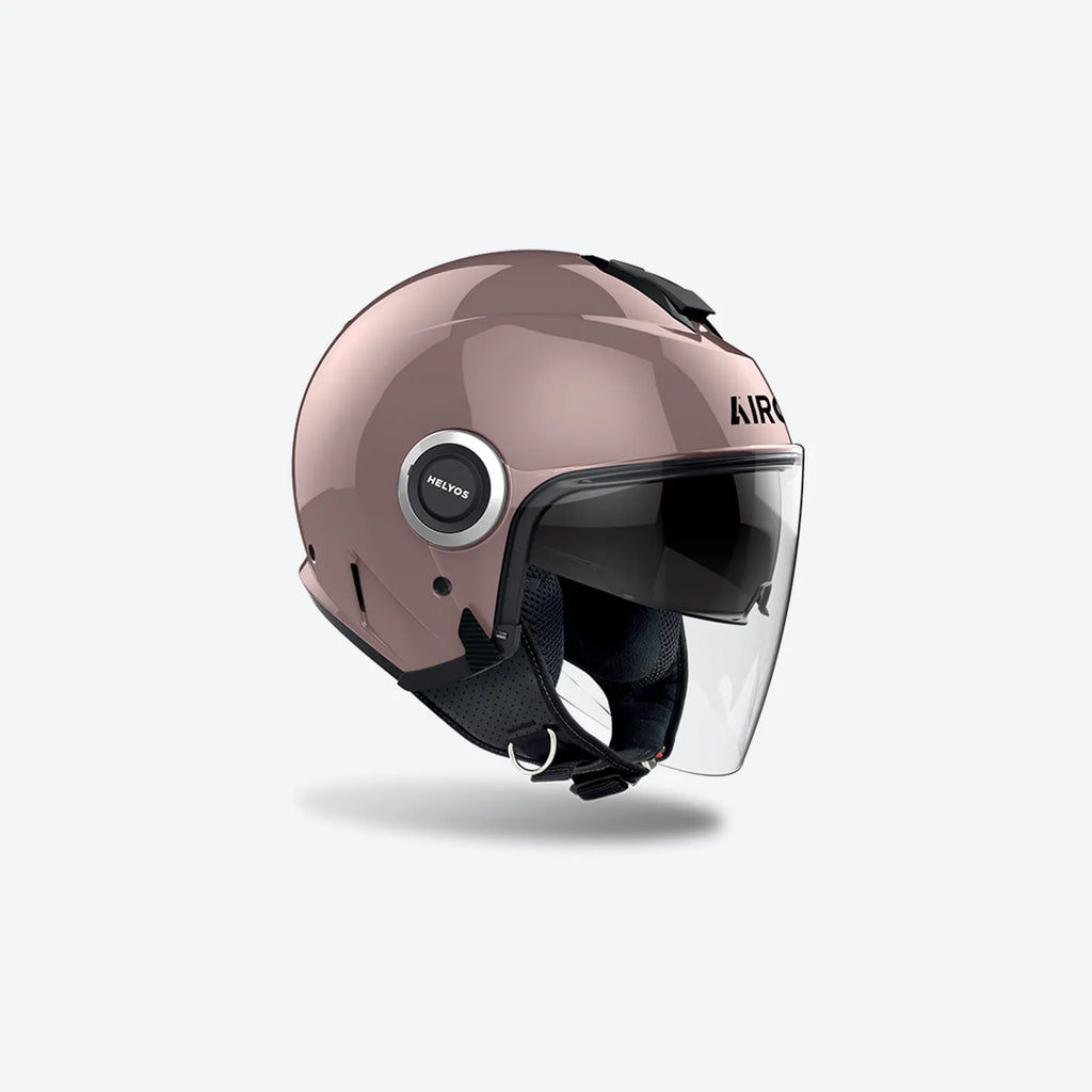 CASCO JET AIROH HELYOS COLOR - rosa metallico