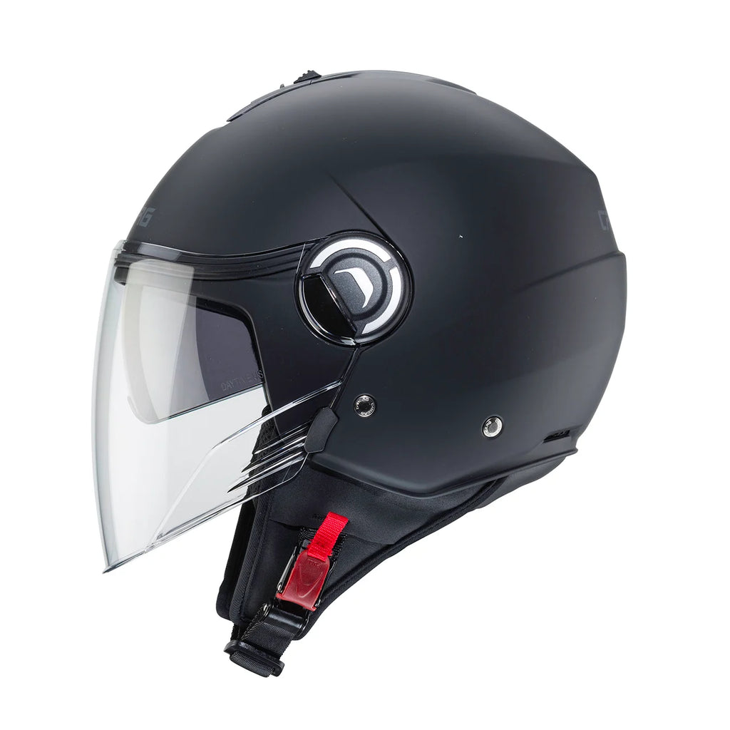 CASCO JET CABERG RIVIERA V4X - nero opaco
