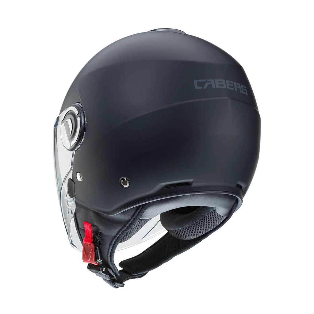 CASCO JET CABERG RIVIERA V4X - nero opaco