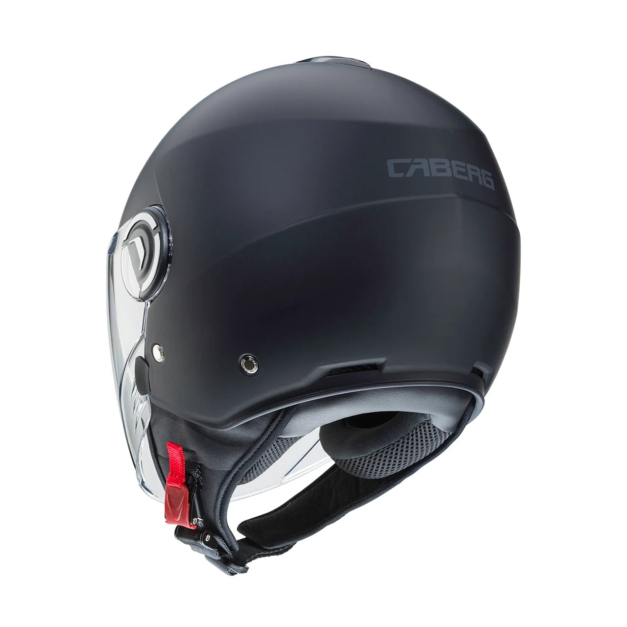 CASCO JET CABERG RIVIERA V4X - nero opaco