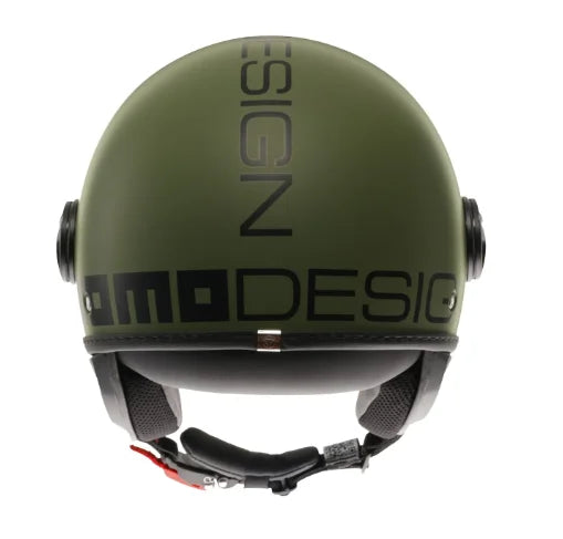 CASCO JET MOMODESIGN FGTR CLASSIC E2206 - verde militare/nero opaco