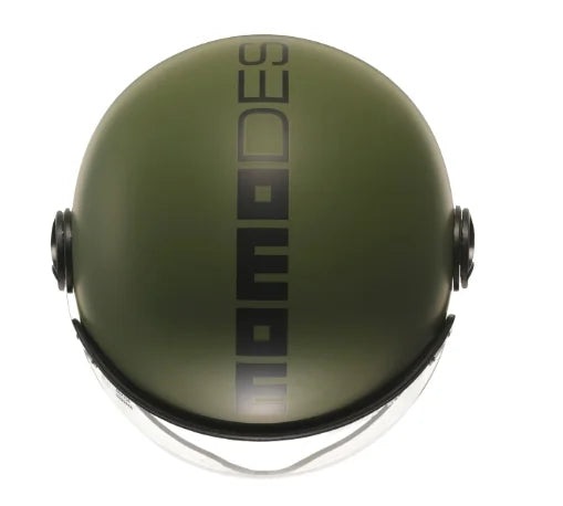 CASCO JET MOMODESIGN FGTR CLASSIC E2206 - verde militare/nero opaco