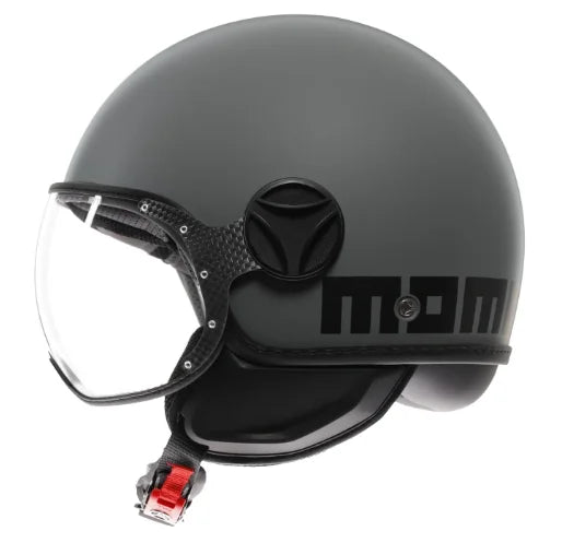 CASCO JET MOMODESIGN FGTR CLASSIC E2206 - grigio opaco nero