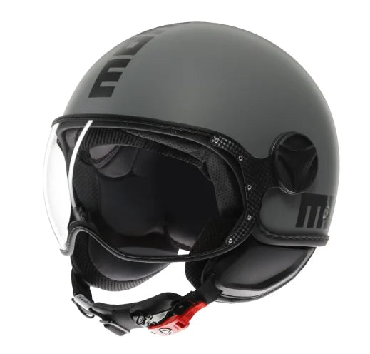 CASCO JET MOMODESIGN FGTR CLASSIC E2206 - grigio opaco nero