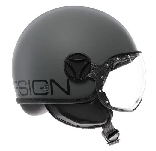 CASCO JET MOMODESIGN FGTR CLASSIC E2206 - grigio opaco nero