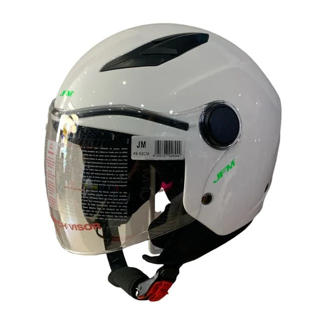 CASCO BABY JFM 720 ADVENTURE - bianco lucido