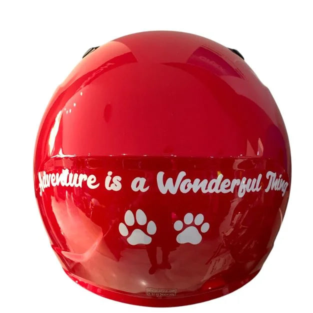 CASCO BABY JFM 720 ADVENTURE - rosso lucido