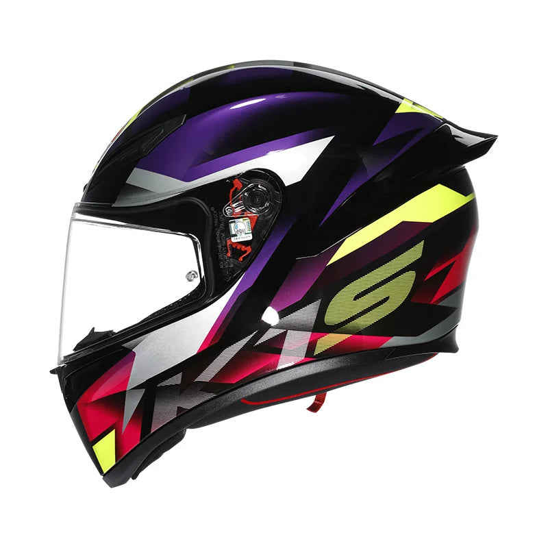 CASCO INTEGRALE AGV K1 S FASTLAP - nero/viola/rosa lucido