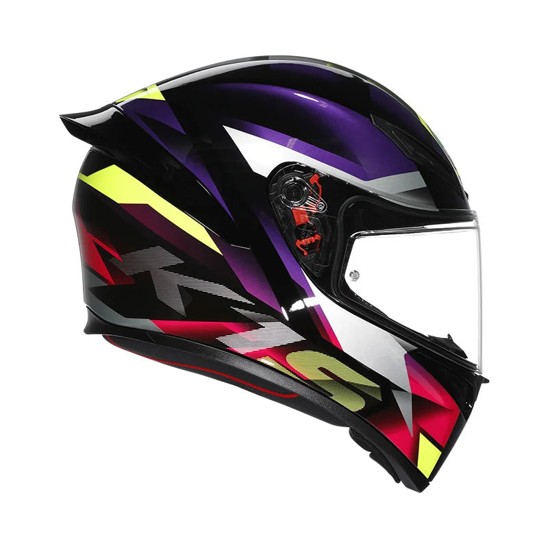 CASCO INTEGRALE AGV K1 S FASTLAP - nero/viola/rosa lucido