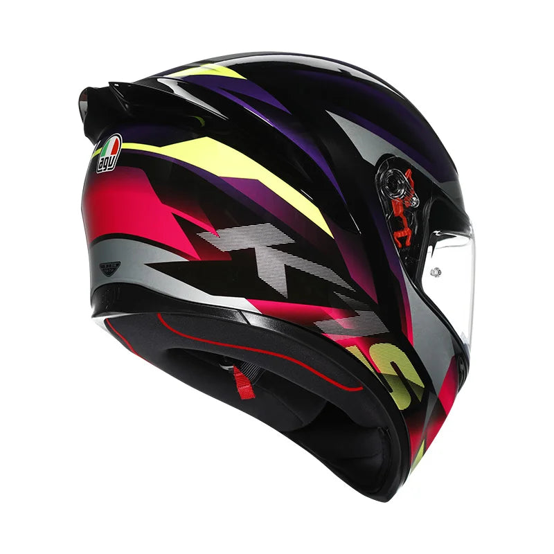 CASCO INTEGRALE AGV K1 S FASTLAP - nero/viola/rosa lucido