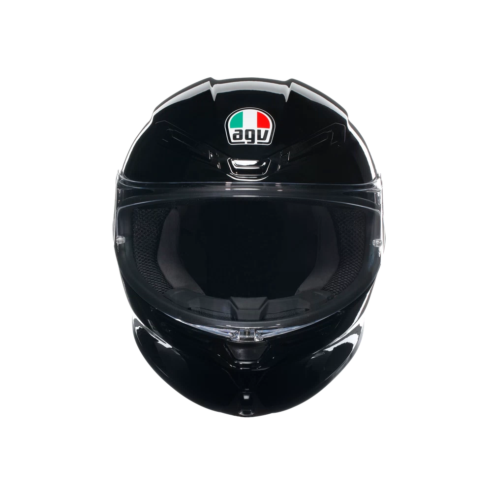 CASCO INTEGRALE AGV K6 S MONO - nero lucido