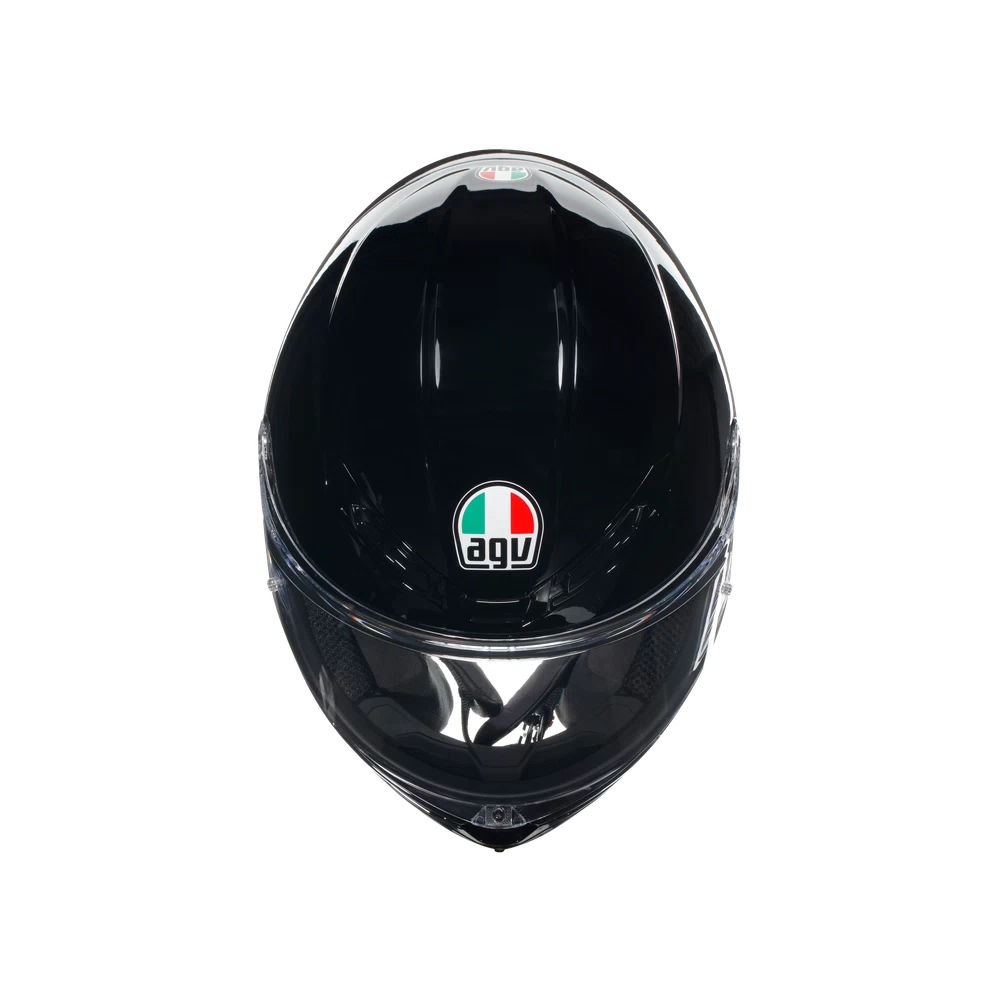 CASCO INTEGRALE AGV K6 S MONO - nero lucido
