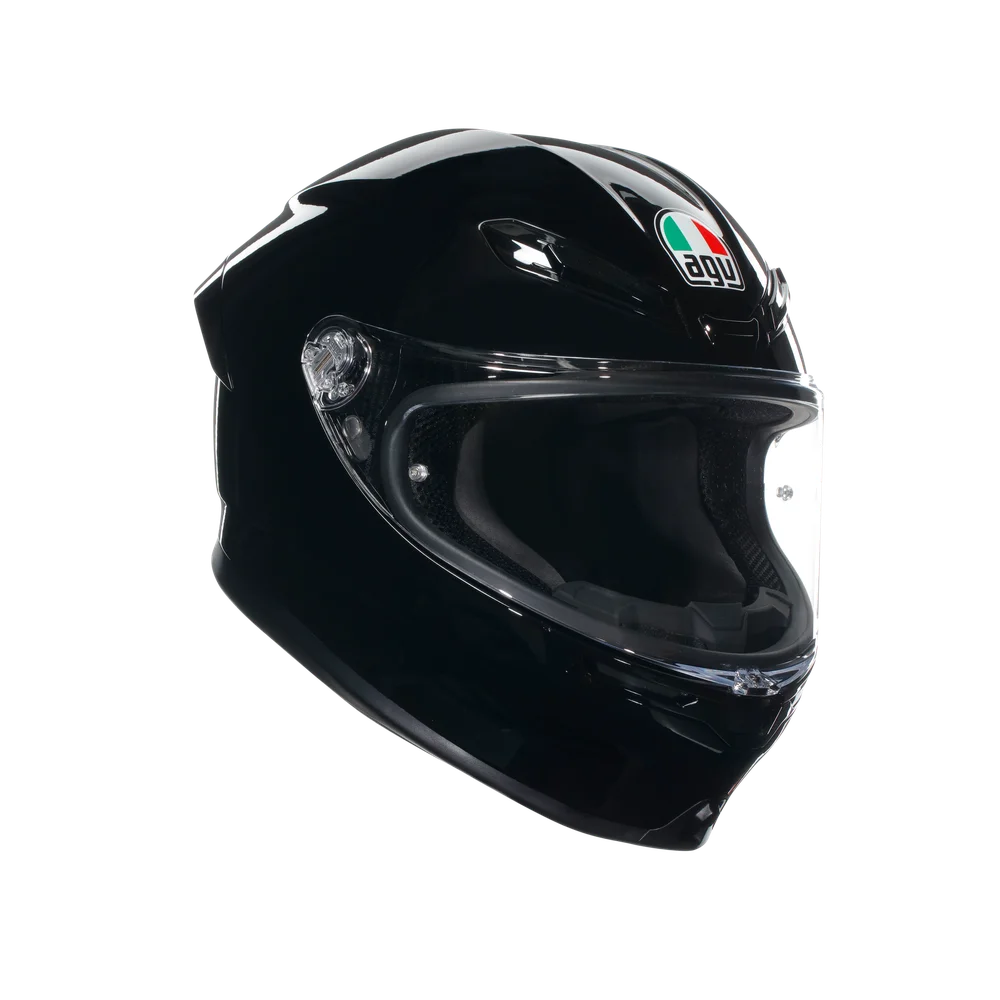 CASCO INTEGRALE AGV K6 S MONO - nero lucido
