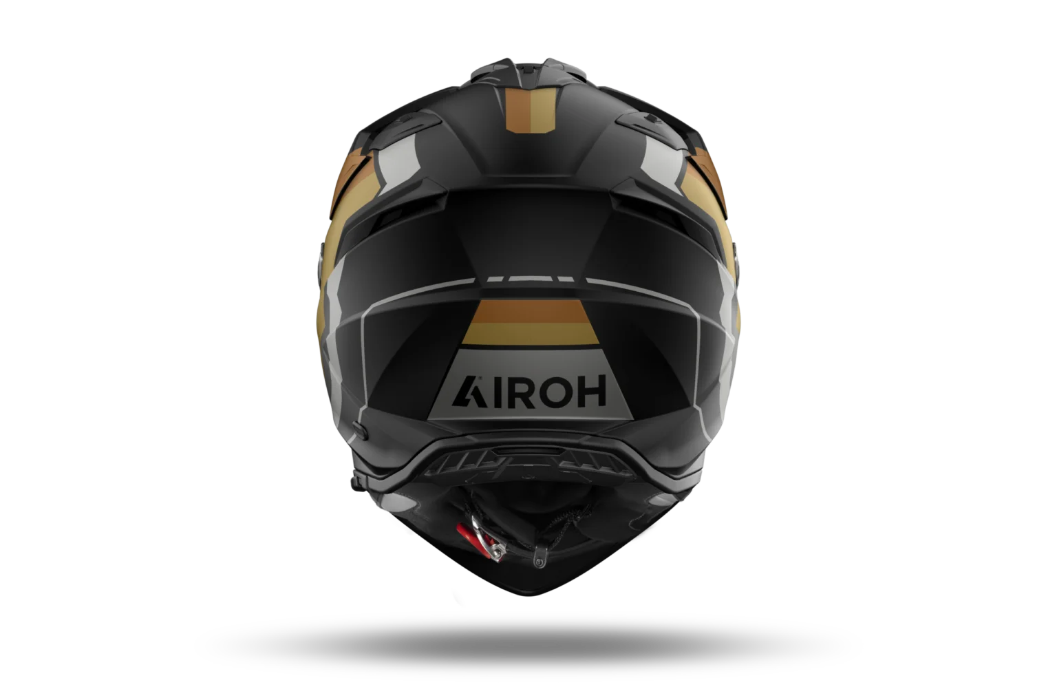 CASCO INTEGRALE AIROH BANDIT HORN - oro opaco/nero/grigio