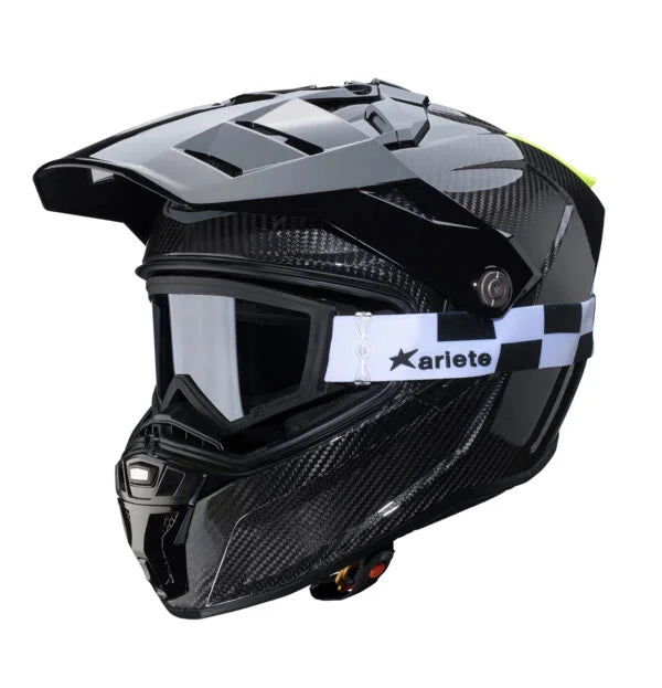 CASCO INTEGRALE CABERG TANAMI CARBON - carbonio/nero lucido