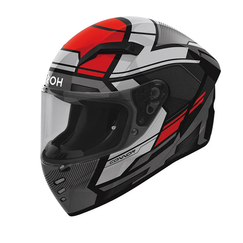 CASCO INTEGRALE AIROH CONNOR EGO - rosso lucido