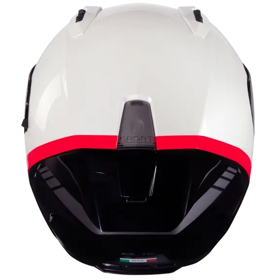 CASCO INTEGRALE NOLAN N60-6 SPORT VERNICIATURA SPECIALE 347 - perla/nero/arancione lucido