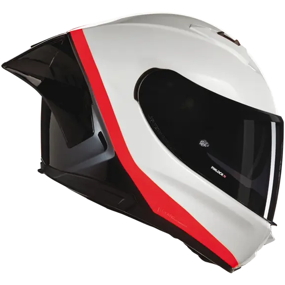 CASCO INTEGRALE NOLAN N60-6 SPORT VERNICIATURA SPECIALE 347 - perla/nero/arancione lucido