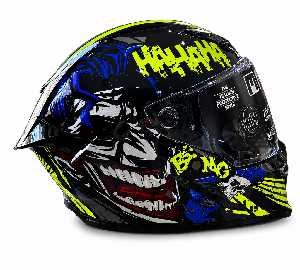 CASCO INTEGRALE MPH BLADE JOKER - giallo nero blu lucido