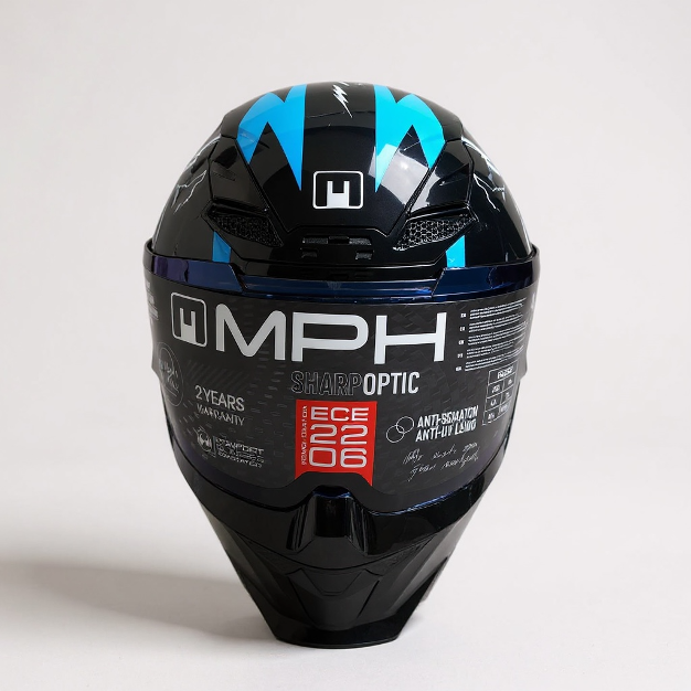 CASCO INTEGRALE MPH BLADE ECE 22.06 - zeus lucido