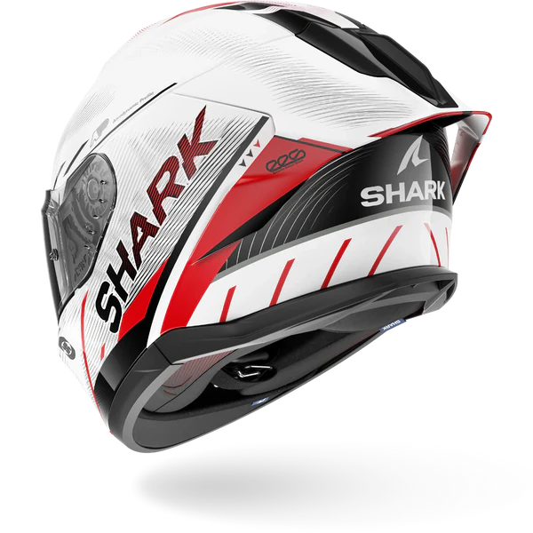 CASCO INTEGRALE SHARK SKWAL CUP SPEED-TECH WRK - bianco/rosso/nero lucido