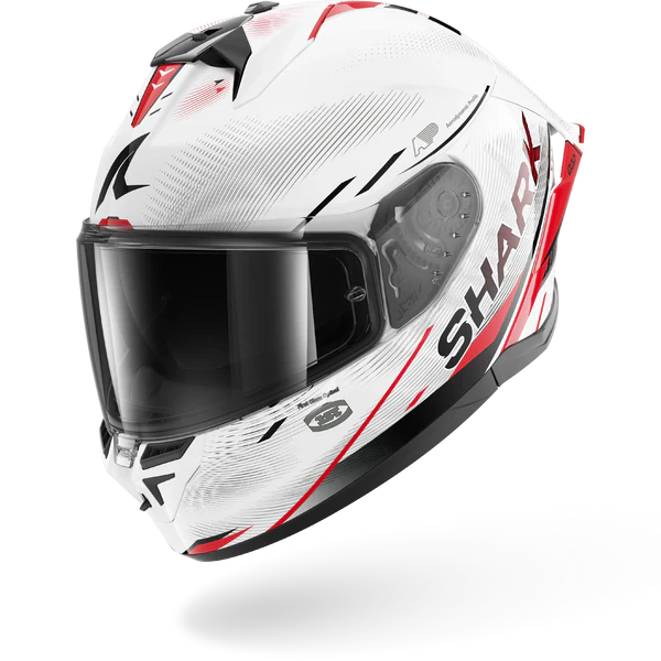 CASCO INTEGRALE SHARK SKWAL CUP SPEED-TECH WRK - bianco/rosso/nero lucido