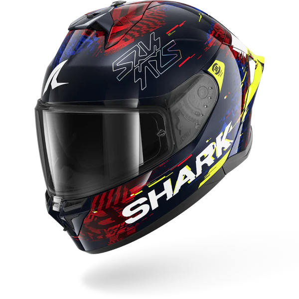 CASCO INTEGRALE SHARK SKWAL CUP SPEED-VIB BRY - blu/rosso/giallo lucido