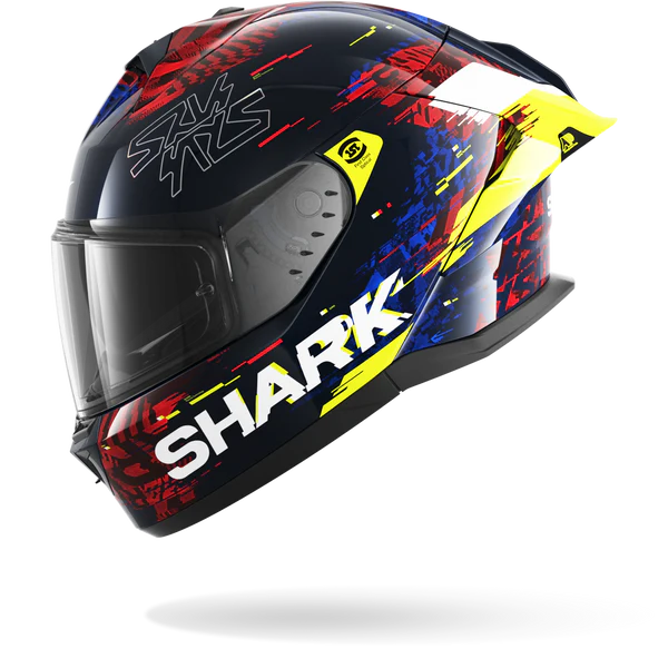 CASCO INTEGRALE SHARK SKWAL CUP SPEED-VIB BRY - blu/rosso/giallo lucido