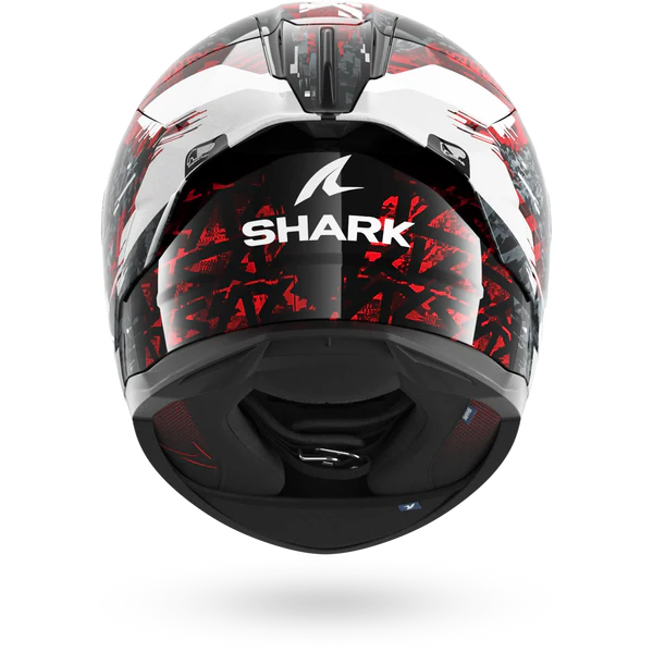 CASCO INTEGRALE SHARK SKWAL CUP SPEED-VIB KRS - nero/rosso/argento lucido