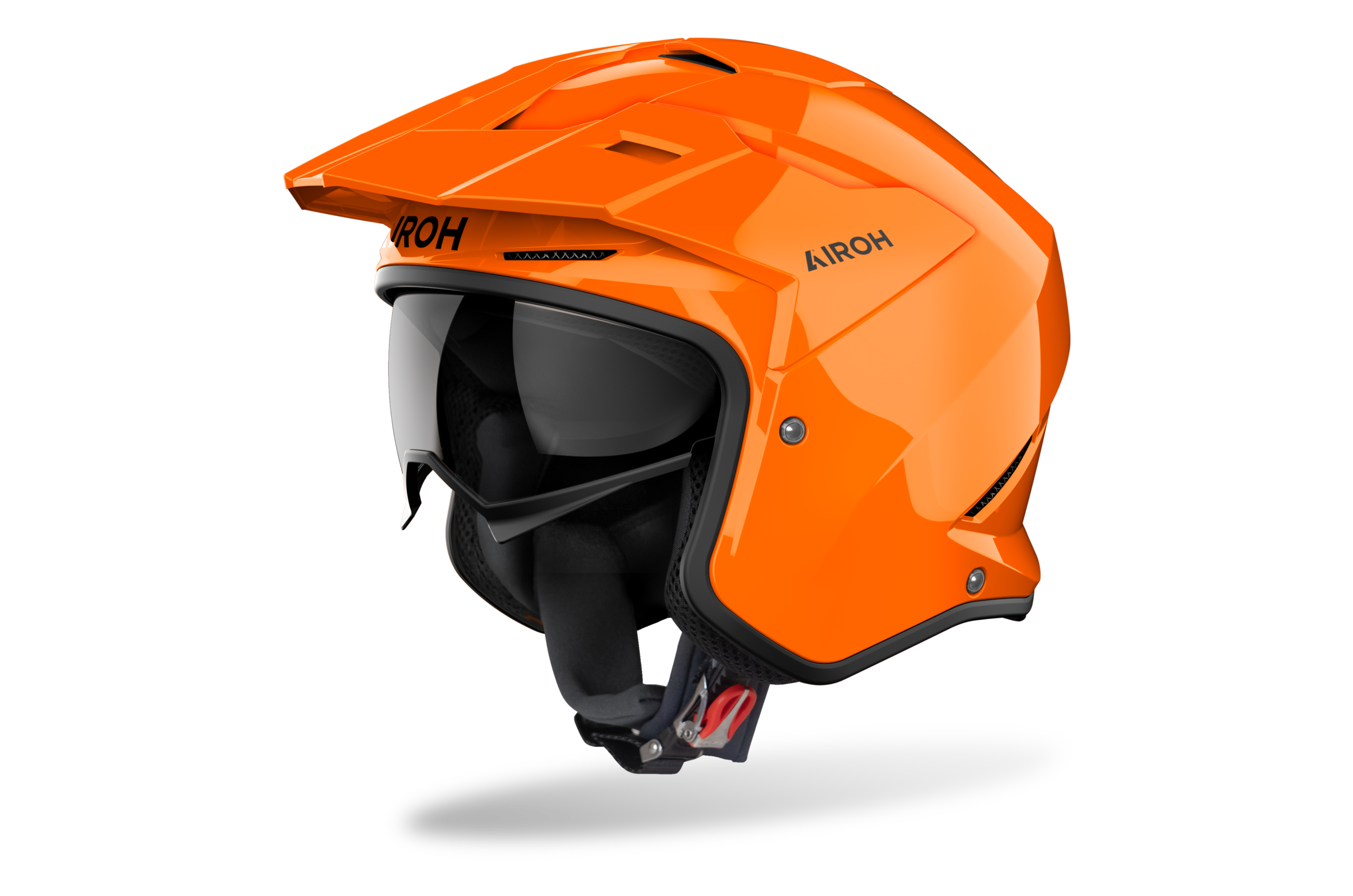 CASCO JET AIROH KOMBAKT COLOR - arancione lucido