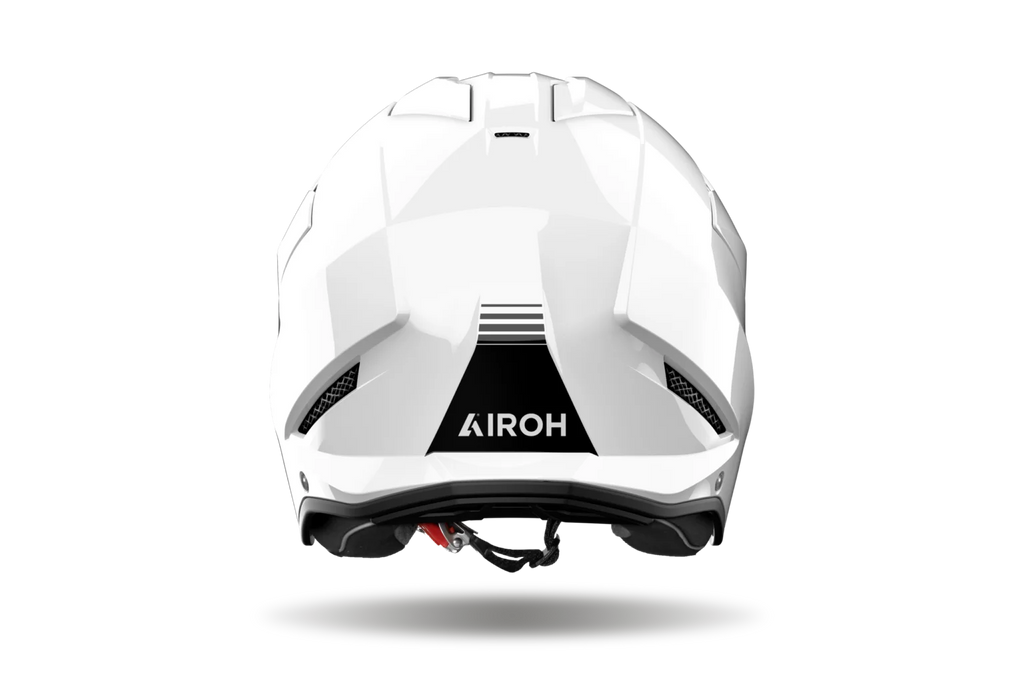 CASCO JET AIROH KOMBAKT COLOR - bianco lucido