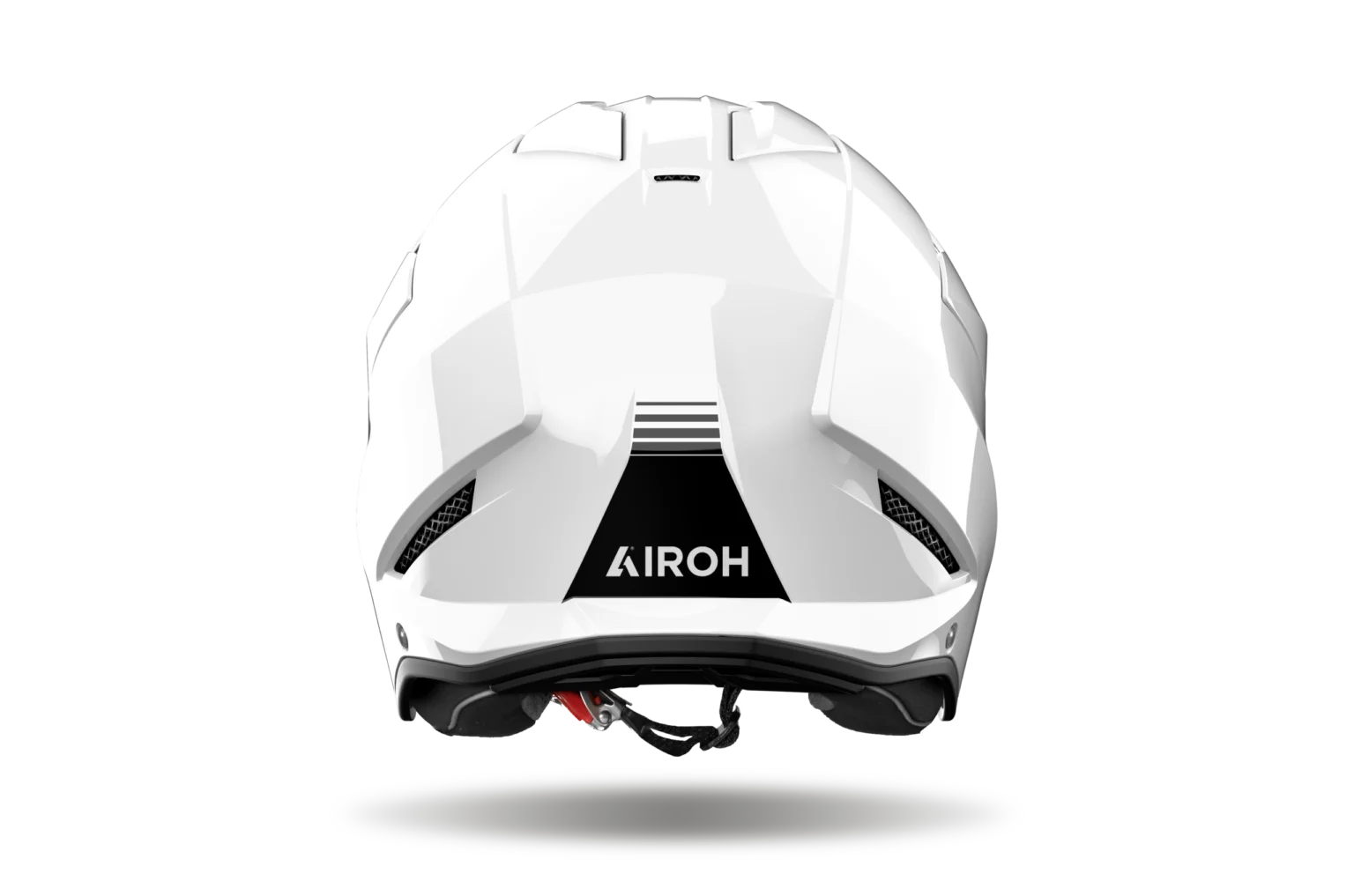 CASCO JET AIROH KOMBAKT COLOR - bianco lucido