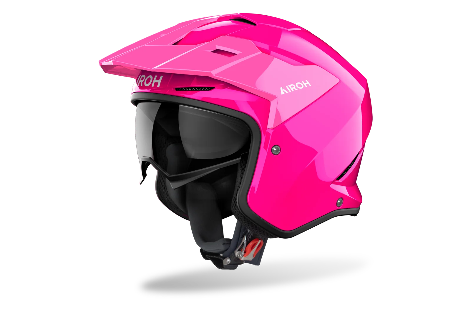 CASCO JET AIROH KOMBAKT COLOR - rosa lucido