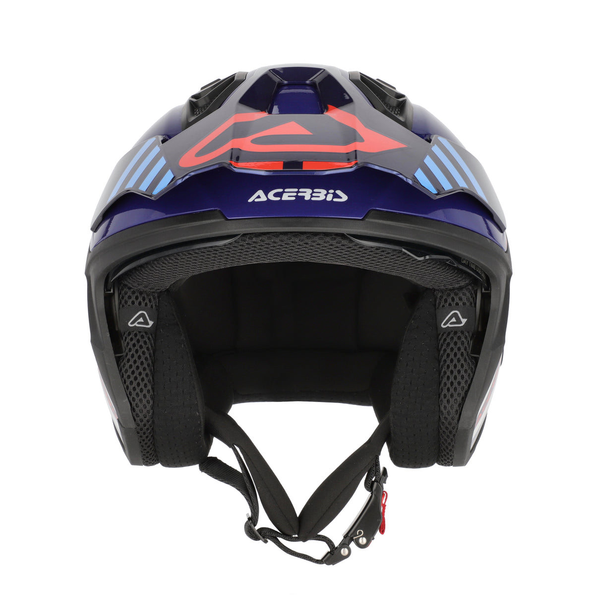 CASCO JET ACERBIS JET ARIA EVO GRAPHIC - bianco/blu/rosso lucido
