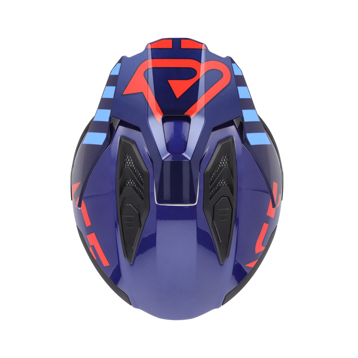 CASCO JET ACERBIS JET ARIA EVO GRAPHIC - bianco/blu/rosso lucido