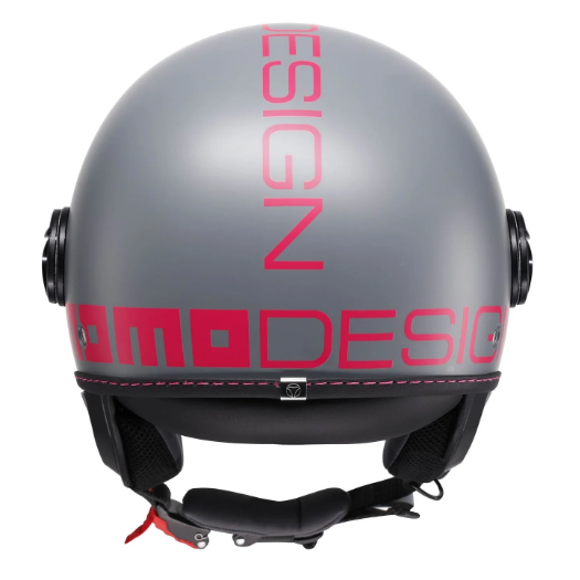 CASCO JET MOMODESIGN FGTR CLASSIC FLUO E2206 - grigio opaco/fuxia fluo