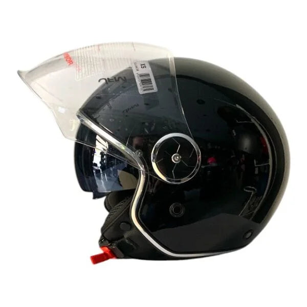 CASCO DEMI JET JFM 550 - nero lucido